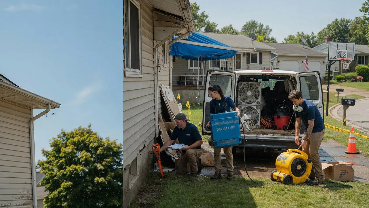Ceiling Leak Cleanup in Milanville, PA near me